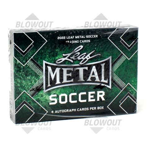 leaf metal soccer box|leaf metal soccer cards 2022.